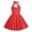 Red - White Dots, variant on IBTOM CASTLE Kids Girls 50s Vintage Sleeveless Polka Dot Retro A-line Swing Dress Princess Birthday Party Dresses 9-10 Years Red - White Dots