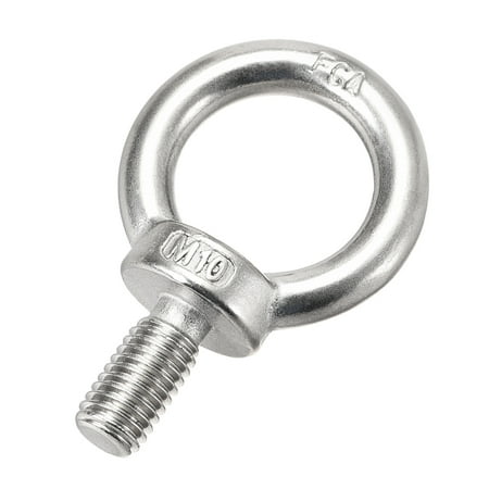 

Uxcell Machinery Shoulder Lifting Forged Eye Bolts M10x20mm Thread 6pcs