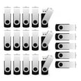 thumbnail image 1 of USB Flash Drive 256MB 50 Pack, Bulk USB 2.0 Thumb Drives Swivel Memory Stick Jump Drive Pen Drive,256MB 50 Pieces, 1 of 15