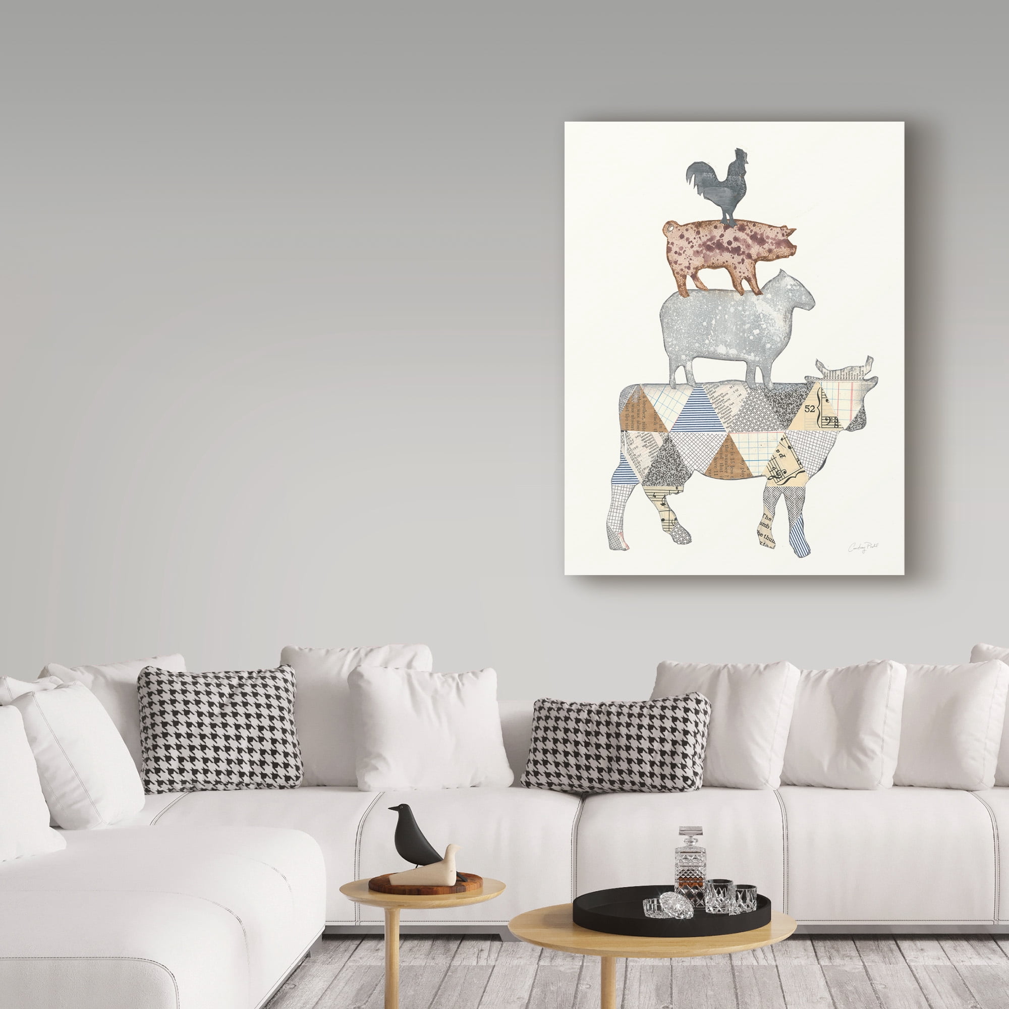 Trademark Fine Art 'Farm Sweet Farm Element V' Canvas Art by Courtney Prahl
