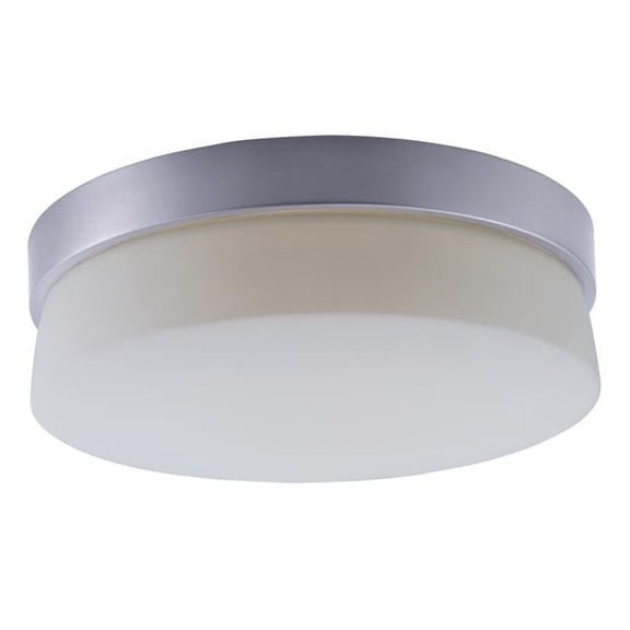 4 in. Flux LED Flush Mount - Satin Silver