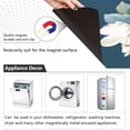 thumbnail image 4 of White Magnolia Dishwasher Magnet Cover Reuseable Refrigerator Magnet Cover Decal Kitchen Fridge Microwave Stickers Hoilday Party Decor 23 x 26 inch, 4 of 5