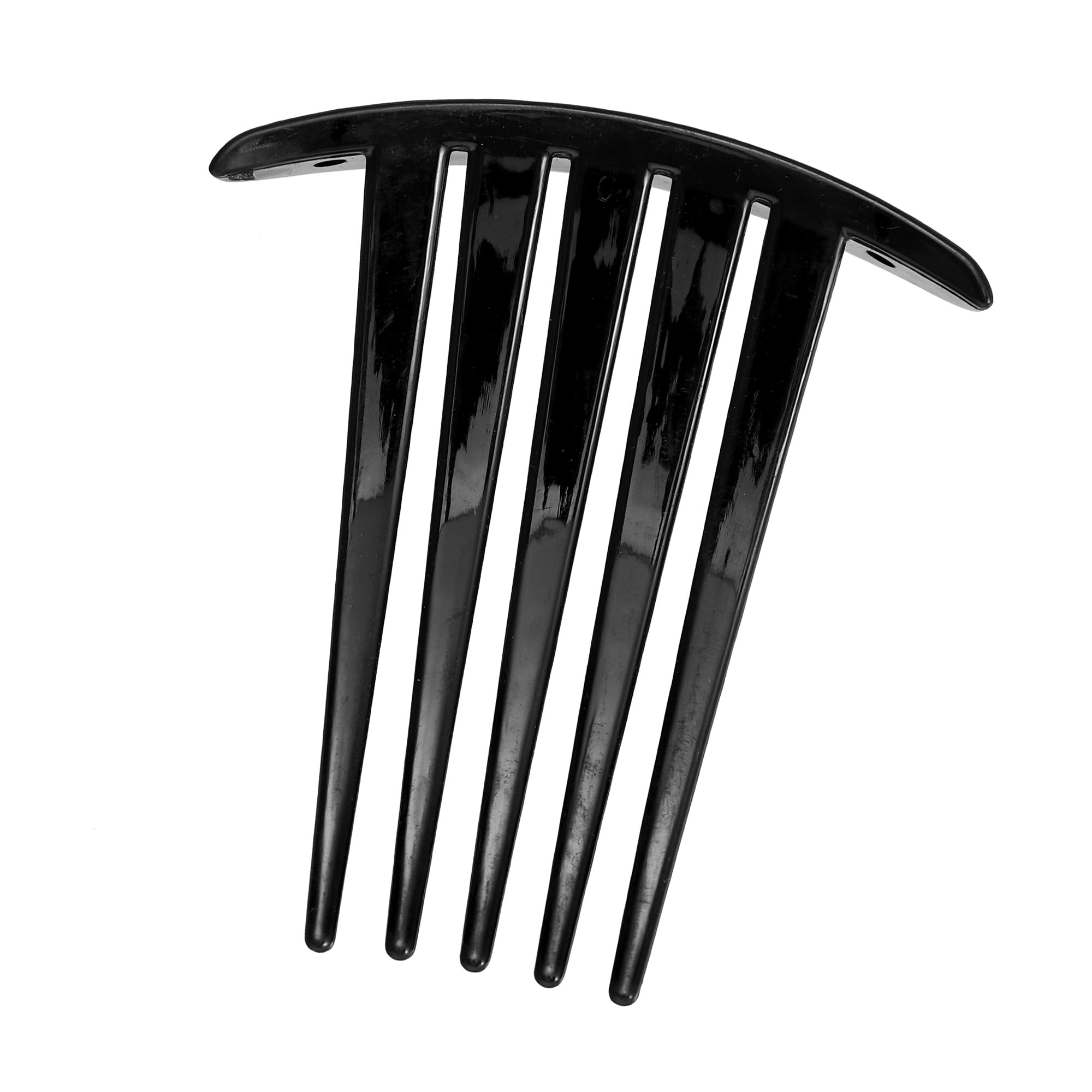 Unique Bargains 2 Pcs Small Side Combs Teeth Hair Combs Hair Clip Comb 3" Black