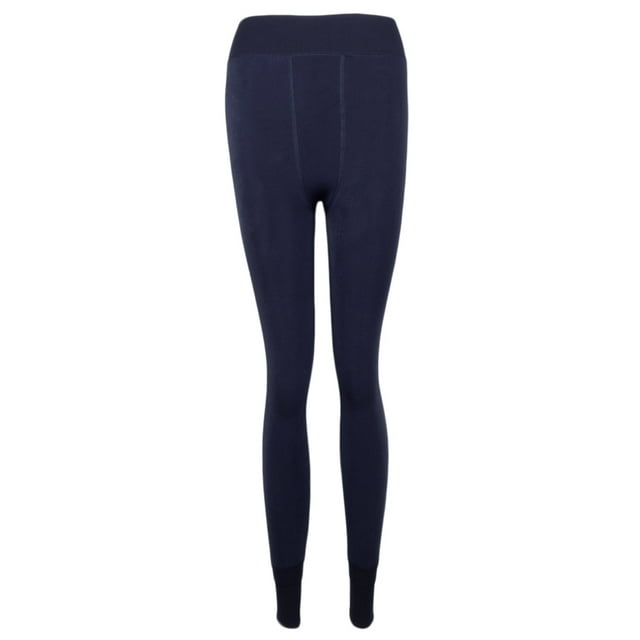 Medias térmicas Zulema para mujer forro interior suave y cálido invierno (Azul)