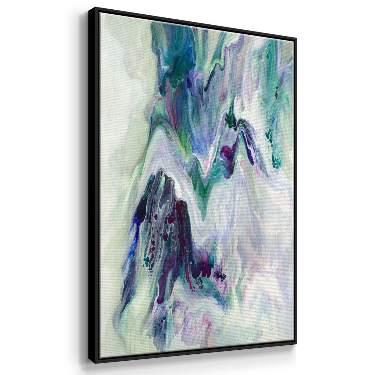 Wild River Framed Premium Gallery Wrapped Canvas - Ready to Hang - 17 x 25 - Black Floating Frame