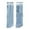Blue, variant on Women's Stockings Yoga Toe Socks With Silicone Grip Workout Fitness Exercise Stockings For Women Men White One Size
