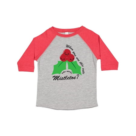 

Inktastic Mistletoe Gift Toddler Boy or Toddler Girl T-Shirt