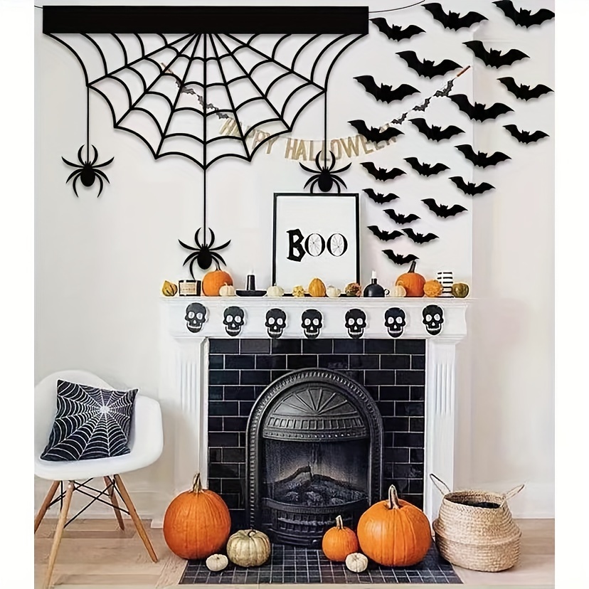 Panneau De Porte D'Halloween à Suspendre, Panneau De Porte De Bienvenue D' Halloween, Panneau De Porte Citrouille, Décoration Murale De Ferme Avec Nœud, Décorations à Suspendre Pour Porte D'entrée