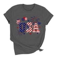 thumbnail image 4 of 4th of July Shirts Women USA Patriotic T-Shirt American Flag Tee Tops, 4 of 6