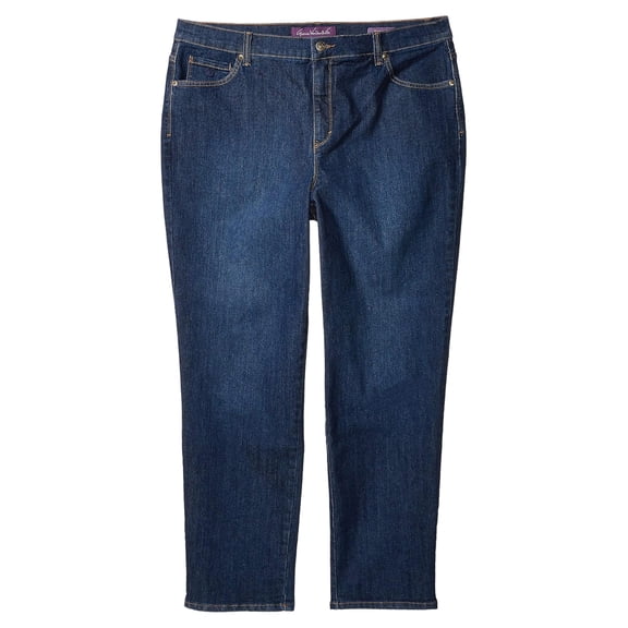 Gloria Vanderbilt womens Amanda Classic High Rise Tapered Jean, Scottsdale Wash, 14 Petite Short