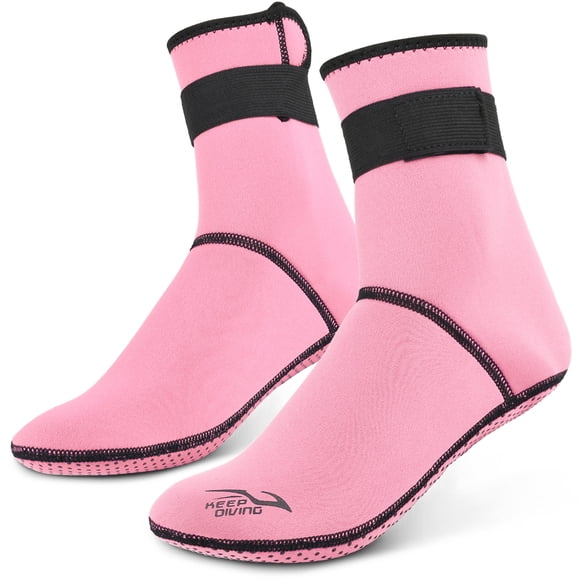 Chaussettes de Plongée 3 mm en Néoprène Chaussettes de Plage Bottes de Combinaison Thermiques Chaussettes de Plongée Antidérapantes pour Rafting Plongée en Apnée Voile Natation