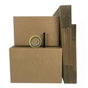 uBoxes Moving Boxes Basic Kit for 1 Bedroom Including 15 Boxes and Supplies