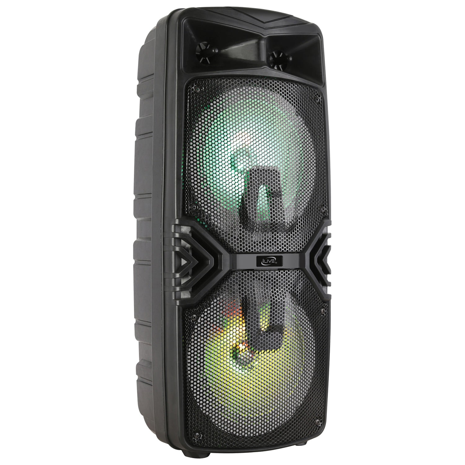 Party Speaker System Bluetooth Big Led Portable Stereo Light Up Tailgate Loud 