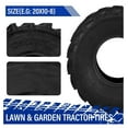 thumbnail image 4 of 2Pcs 20x10.00-8 Lawn Mower Turf Tires 20x10x8 Tubeless 4PR Tractor Turf Garden Golf Cart Tires, 4 of 9
