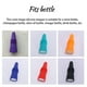 thumbnail image 2 of Kearding Botellas de vino Tapones de silicona Botella de champán Tapón de acero inoxidable reutilizable Forma de cono Accesorios para beber Mostrada Verde Kearding HA068305-02, 2 of 5
