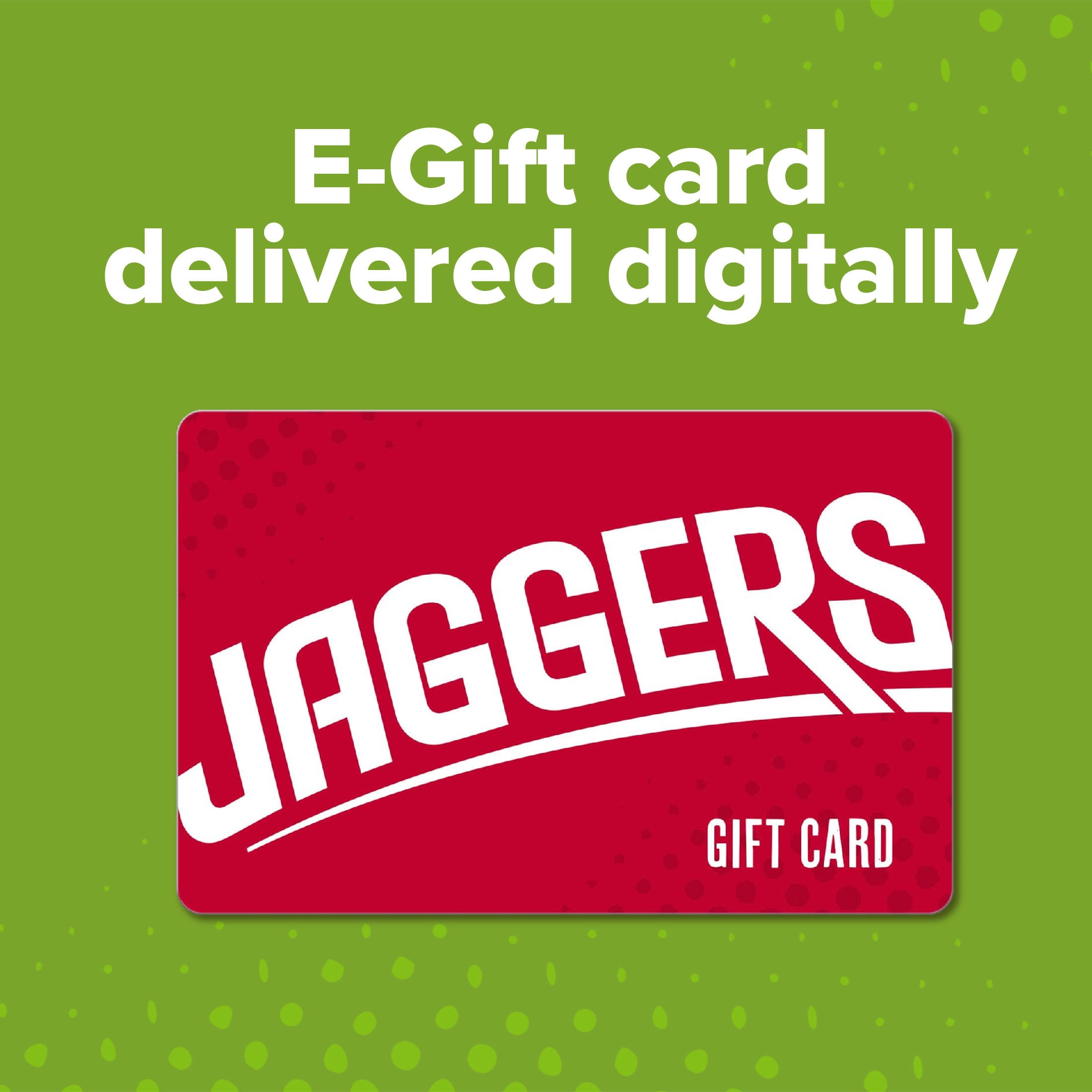 Jaggers $15 eGift Card [Email Delivery]