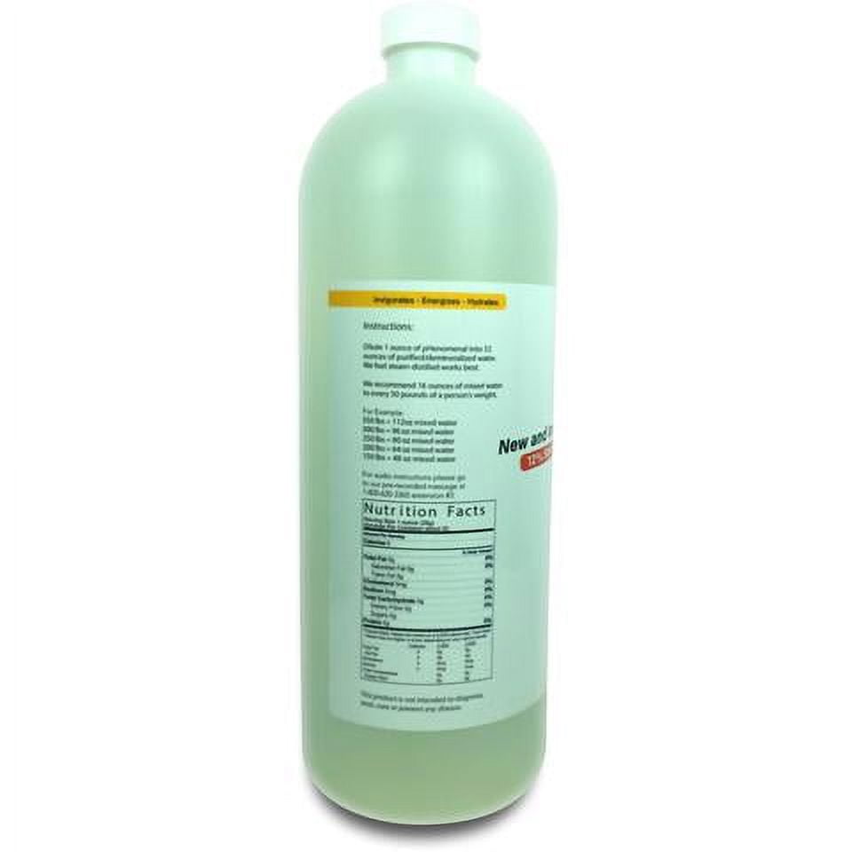 pHenomenal Water - high 11 pH alkaline water - Lemon 32 Oz Bottle - makes 8 Gallons of oxygenated alkaline water - 500 times stronger than 8.5 pH