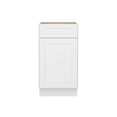 thumbnail image 3 of Furinno Shaker Drawer Base Kitchen Cabinet with 1-Door, Ready to Assemble, 24 D x 18 W x 34.5 H, White, 3 of 8