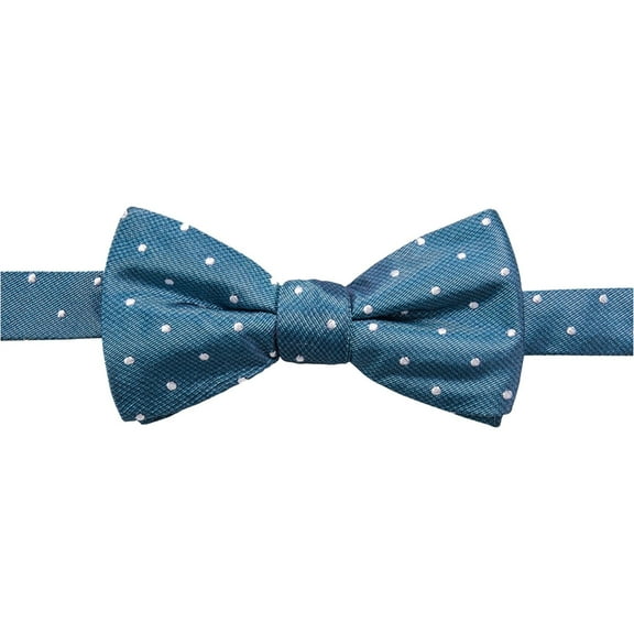 Ryan Seacrest Mens Burke Dot Self-tied Bow Tie, Blue, One Size
