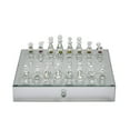 thumbnail image 3 of Sagebrook Home 14461 Ensemble d'Échecs Cristal/mirrored, Argent, 3 of 3