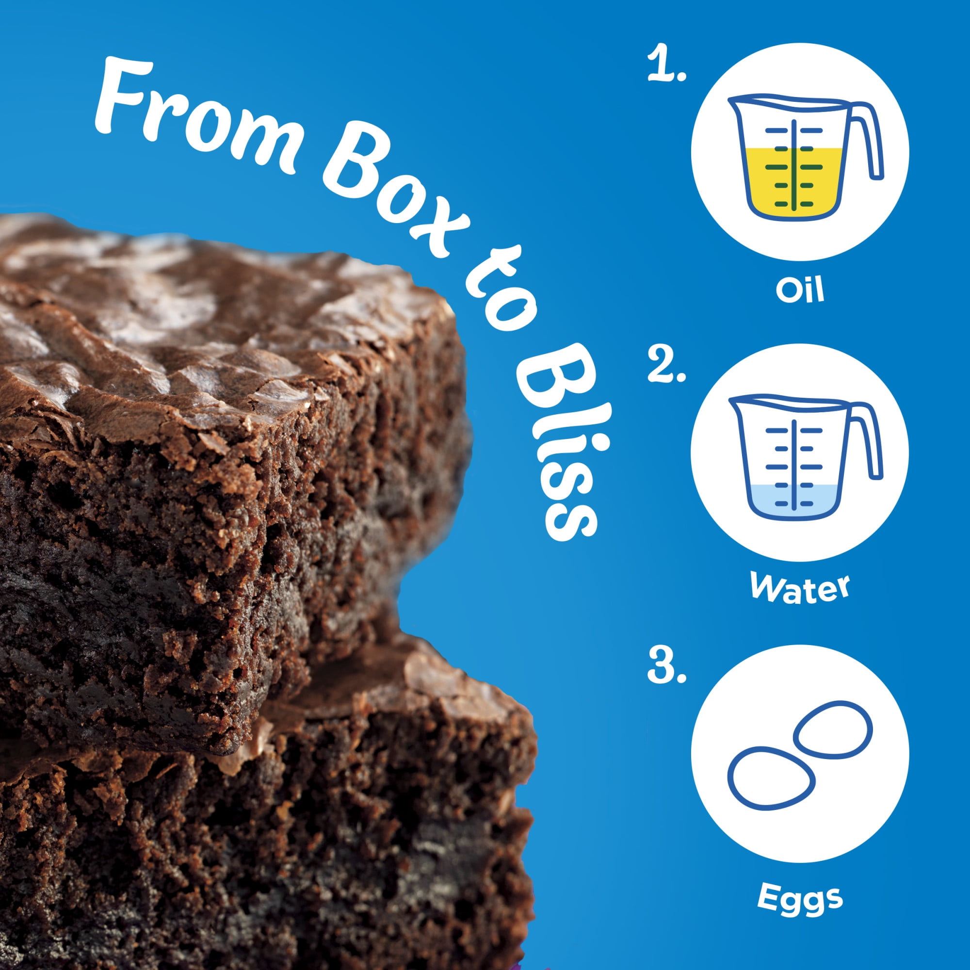 (2 pack) Pillsbury Dark Chocolate Brownie Mix, 18.4 oz Box