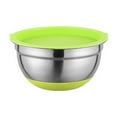 thumbnail image 2 of Skymirror Mixing Bowl with Lid Set Large Capacity Non-Slip Bottom Polished Surface Easy to Clean Salad Bowl Kitchen Food Storage Organizer, 2 of 8