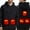 A-Black156, variant on Men's Rechargeable Heated Hoodie USB Powered Adjustable Temperature Winter Warmth Pullover Outdoor Daily Wear