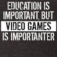 thumbnail image 3 of CafePress - Video Games Is Importanter T Shirt - Mens Football Shirt, 3 of 4