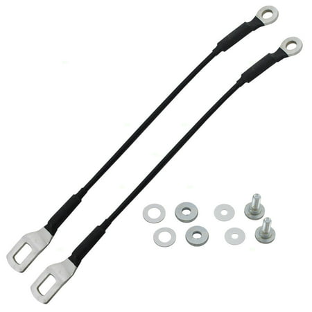 Set of (2) Rear Gate Tailgate Liftgate Cables Replacement for 95-04 Toyota Tacoma Pickup Truck