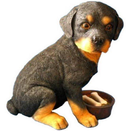 - Gift Link Rottweiler Puppy with Food Bowl Money Bank