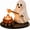 Style-A, variant on Halloween Campfire Ghost Gathering Tealight Holder, Cute Resin Ghost Mummy Scarecrow Figurine, Indoor Mantel Shelf Table Decor, Fall Thanksgiving Gift