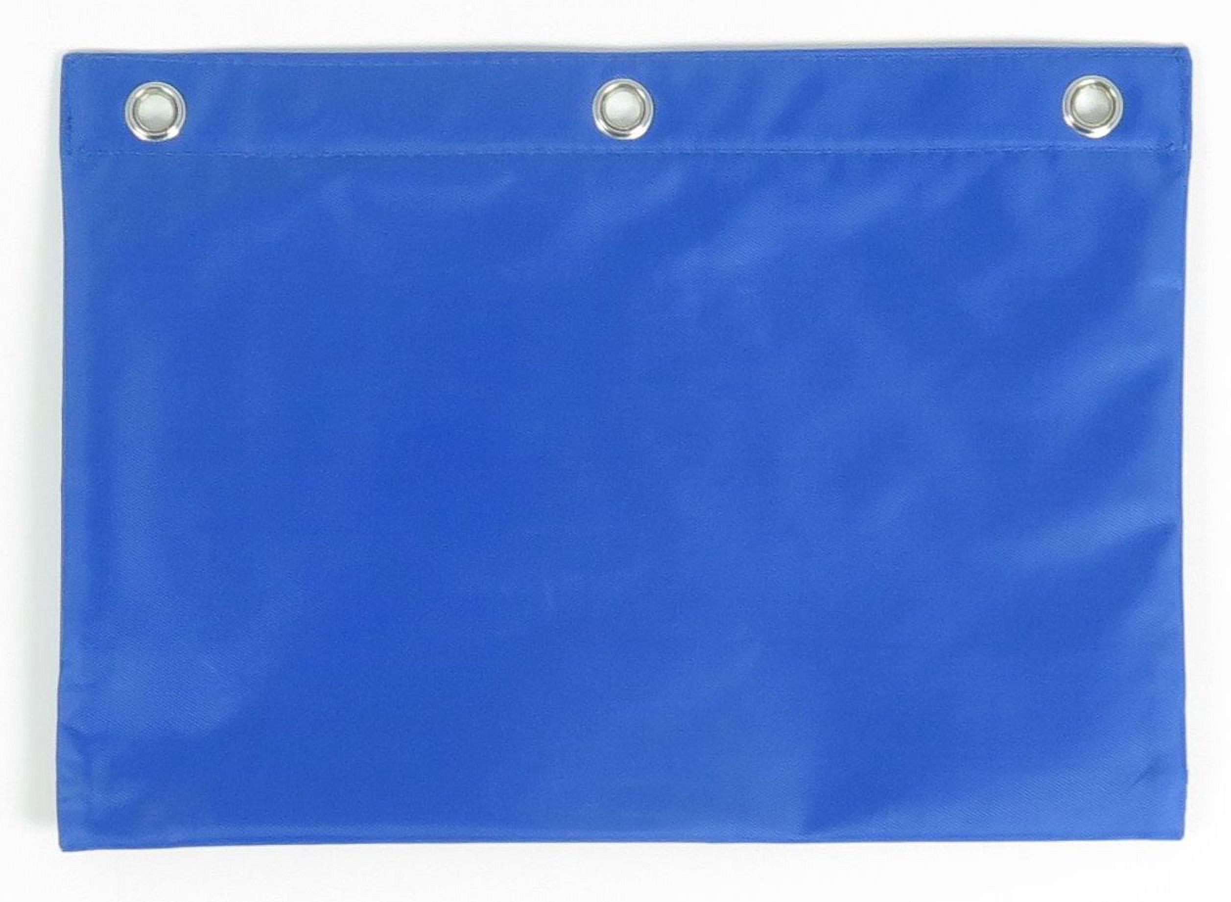 Casemate, Solid Polyester Binder Pouch Pencil Case, Blue, 10.25" x 7.25"