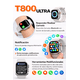 thumbnail image 2 of Smartwatch T800 Ultra Blanco Bluetooth Llamadas Monitor Cardiaco Pantalla 1.99 Carga Inalámbrica, 2 of 5