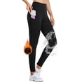 thumbnail image 1 of BALEAF Leggings con forro polar para mujer, resistentes al agua, térmicos, cálidos, de talle alto, con bolsillos, equipo para correr, 1 of 3