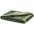 thumbnail image 1 of Manta Cama Unique Bargains Manta de Franela Polar Reversible Verde Felce 60 x 80 cm, 1 of 9