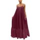 thumbnail image 2 of Puntoco Vestidos Mujer Verano Mujer Moda Casual Sólido Sin Mangas Vestido De Correa Bolsillo Suelto Sin Espalda Vestido De Talla Grande, 2 of 6