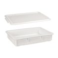 thumbnail image 1 of Caja para fermentar masa de pizza con tapa, caja de almacenamiento multiusos apilable. cuenca mediana, 1 of 9