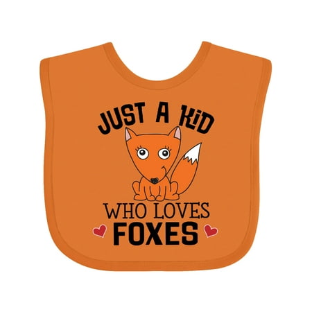 

Inktastic Fox Lover Funny Foxes Gift Baby Boy or Baby Girl Bib