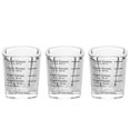 thumbnail image 1 of Shisuyan 1 Set 3 Pcs 60ml Measuring Cups Espresso Storage Cups Baking Cups (Black), 1 of 1