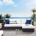 thumbnail image 3 of Tahoe 2-Piece Right-Facing Chaise Sectional Sofa Set in Gray White, 3 of 7