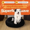 thumbnail image 3 of Cama para Perro Hills Negro Tipo Dona Anti Estrés Large, 3 of 7
