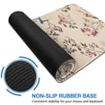 thumbnail image 6 of Long Mouse Pads for Desk,Pioneer Flower Floral Print Pattern Desk Mats on Top Of Desks, Desk Mouse Pad Extra Large with 3mm Non-Slip Base and Stitched Edge for Gaming,Office,Work,Home 31.5"x11.8", 6 of 6