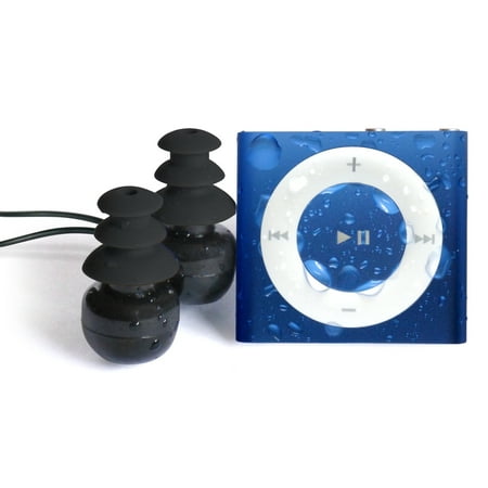 Underwater Audio Waterproof iPod Shuffle for Lap Swimming and