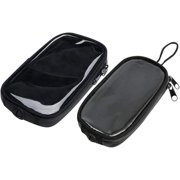FANHAN Magnetic Tank Bag, Motorcycle Oil Fuel Tank Magnet Bag, Waterproof Motorbike Navigation Saddlebag, Strong Magnets Clear Touch Screen for Cell Phone up to 6.3 Inch