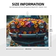 thumbnail image 2 of Yiaed Flower Covered Vintage Car Print Highly Absorbent Microfiber Kitchen Counter Mat, Dish Drying Pad for Dishes, Utensils, Pots and Pans, Large 18" x 24", 2 of 7