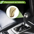 thumbnail image 3 of Cubierta de pomo de cambio de marcha manual universal para automóvil SUV camión de Bargains Únicos de tela beige, 3 of 7
