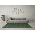 thumbnail image 3 of Ahgly Company Indoor Rectangle Abstract Light Blue Modern Area Rugs, 7' x 9', 3 of 4