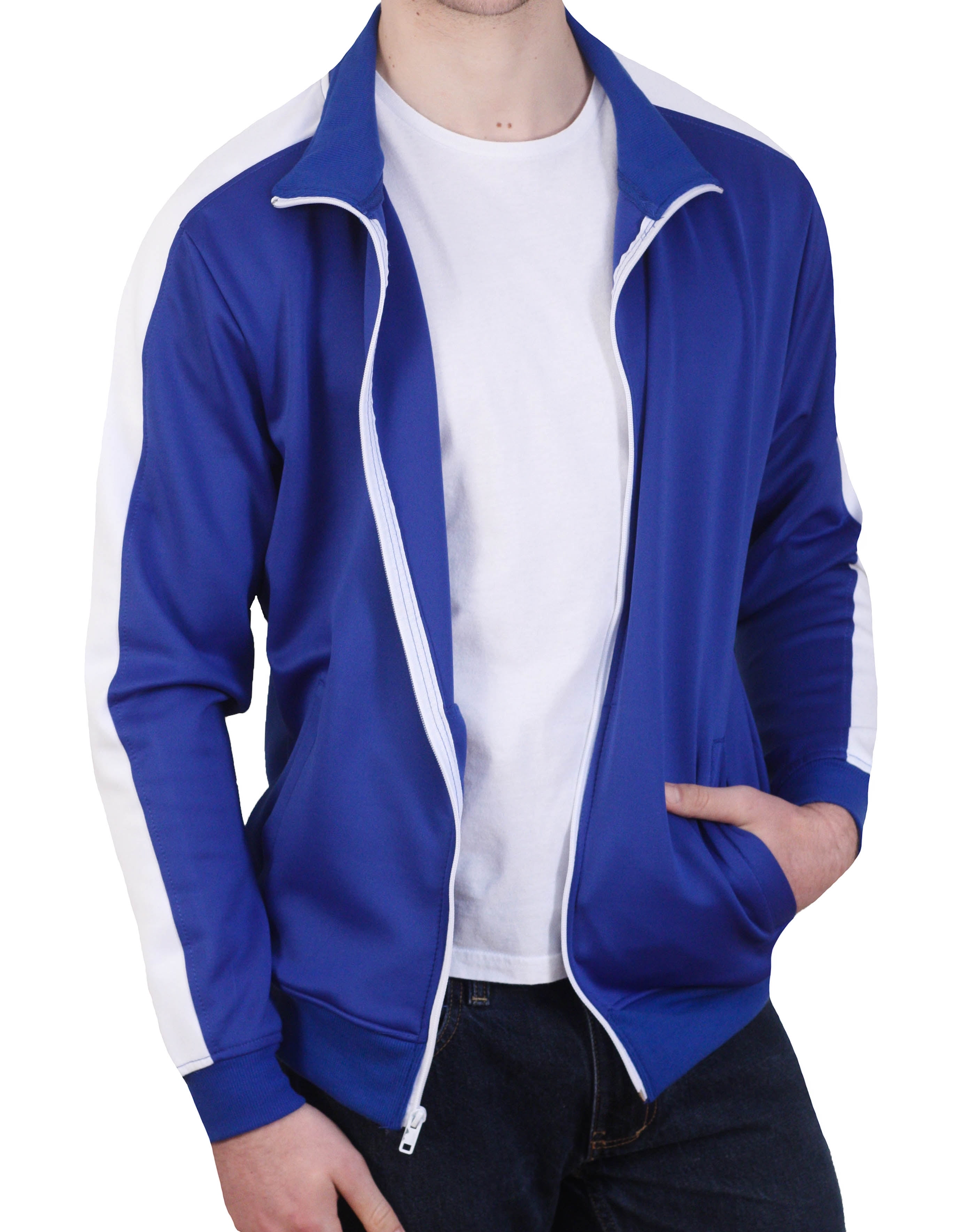 Bleecker & Mercer Bleecker & Mercer Basic Color Block Track Jacket