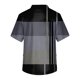 thumbnail image 3 of Men's Short Sleeve V Neck Small Animals Print Chest Pocket Carer Top L, 3 of 3