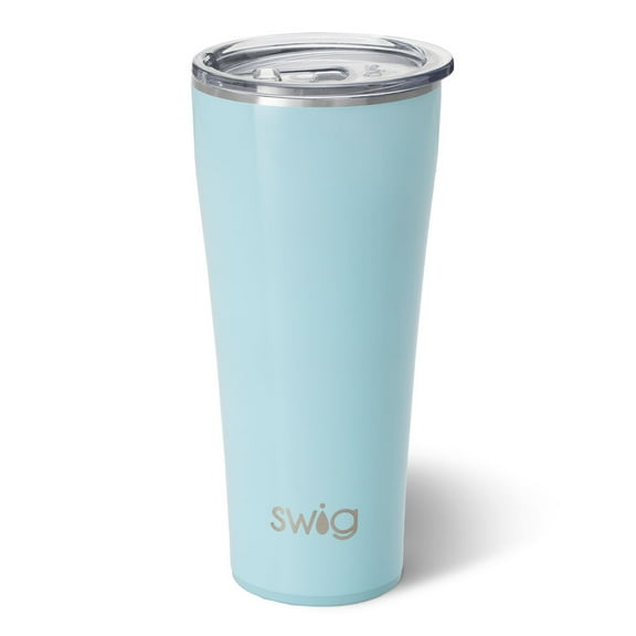 Swig Life 32oz Tumbler | Insulated Stainless Steel Travel Tumbler | Aquamarine